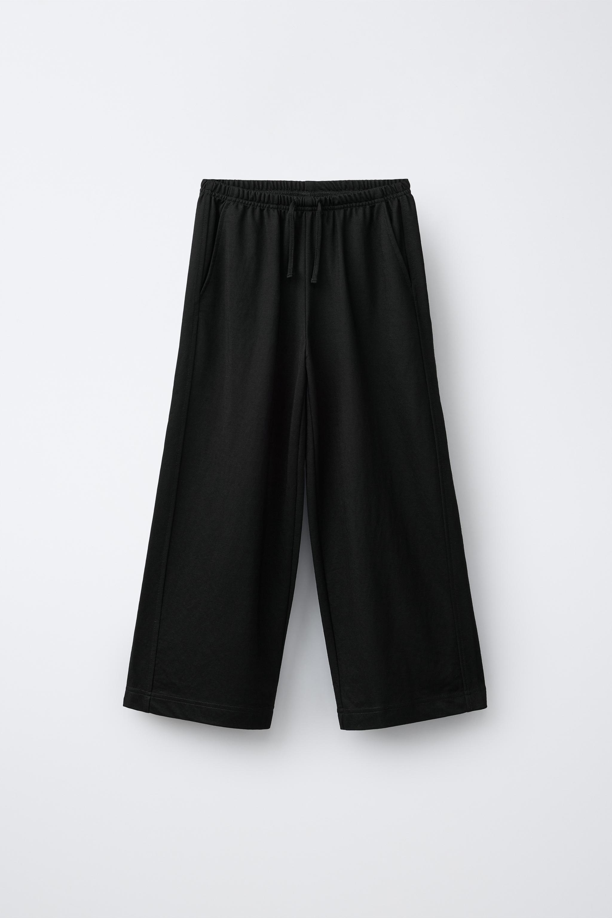 STRIPED PAJAMA WIDE LEG PANTS